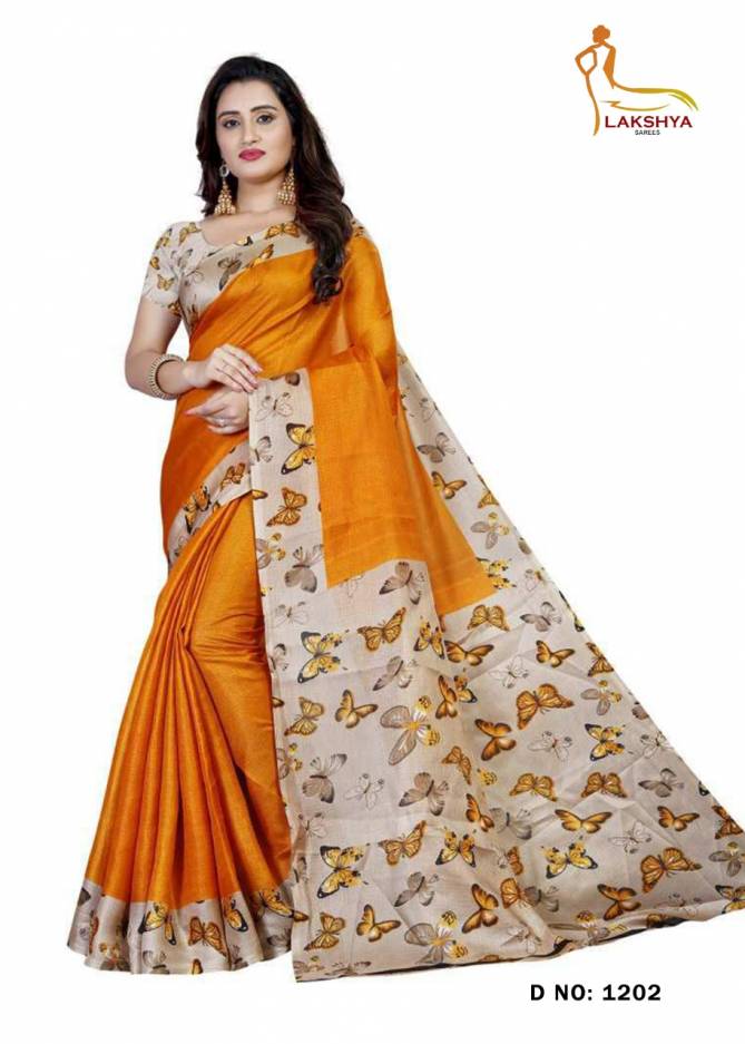 Lakshya Bhagalpuri 12 Latest Fancy Designer Casual Wear Bhagalpuri Silk Saree Collection 
